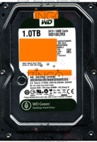 Western Digital Green WD10EZRX-00A8LB0 WD10EZRX 17 DEC 2012 THAILAND  SATA front side