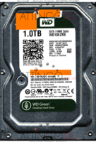 Western Digital Green WD10EZRX-00L4HB0 WD10EZRX 13 OCT 2013 THAILAND  SATA front side