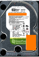 Western Digital Green WD20EURS-63S48Y0 WD20EURS 02 JAN 2013 THAILAND  SATA front side