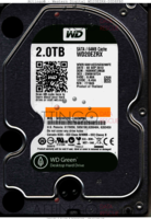 Western Digital Green WD20EZRX-00D8PB0 WCC4M0124598 02 SEP 2013   SATA front side