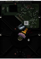 Western Digital Green WD30EZRX-00DC0B0 WD30EZRX 31 AUG 2013   SATA back side