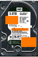 Western Digital Green WD30EZRX-00DC0B0 WD30EZRX 31 JAN 2013 MALAYSIA  SATA front side