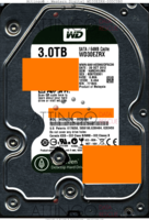 Western Digital Green WD30EZRX-00DC0B0 WD30EZRX 20 OCT 2012 MALAYSIA  SATA front side