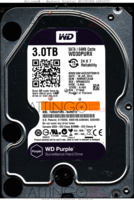 Western Digital Purple WD30PURX-64P6ZY0 WD30PURX-64P6ZY0 19 JUL 2014 Thailand  SATA front side