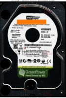 Western Digital RE2-GP WD5000ABPS-01ZZB0 WD5000ABPS-01ZZB0 03 DEC 2008 Thailand  SATA front side
