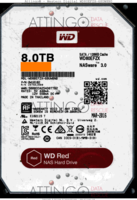 Western Digital Red NAS Hard Drive WD80EFZX-68UW8N0 WD80EFZX-68UW8N0 MAR-2016 Thailand  SATA front side