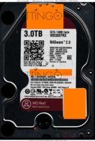 Western Digital Red WD30EFRX-68EUZN0 WD30EFRX-68EUZN0 04 APR 2014 Thailand  SATA back side