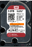 Western Digital Red WD30EFRX-68EUZN0 WD30EFRX 16 SEP 2014 THAILAND  SATA front side