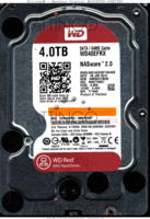 Western Digital Red WD40EFRX-68WT0N0 WD40EFRX 26 JAN 2014   SATA front side