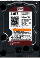 Western Digital Red WD40EFRX-68WT0N0 WD40EFRX 26 JAN 2014 THAILAND  SATA front side