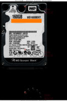 Western Digital Scorpio Black WD1600BEKT WD1600BEKT-00F3T0 15 SEP 2008 Thailand  SATA front side