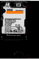 Western Digital Scorpio Black WD3200BJKT WD3200BJKT-00F4T0 02 NOV 2008 Thailand  SATA front side