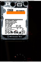 Western Digital Scorpio Blue WD1200BEVE-00A0HT0 WD1200BEVE-00A0HT0 29 MAY 2009 Thailand  PATA front side
