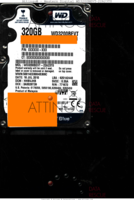 Western Digital Scorpio Blue WD3200BEVT-22A23T0 WD3200BEVT-22A23T0 16 JUL 2010 Malaysia  SATA front side