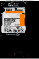 Western Digital Scorpio Blue WD5000BEVT-00A03T0 WD5000BEVT-00A03T0 18 JUL 2009 Thailand  SATA front side