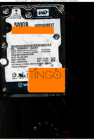 Western Digital Scorpio Blue WD5000BEVT-00A0RT0 WD5000BEVT-00A0RT0 09 JUN 2011 Malaysia  SATA front side