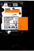Western Digital Scorpio Blue WD5000BEVT-00A0RT0 WD5000BEVT-00A0RT0 07 JUL 2010 Malaysia  SATA front side
