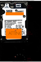 Western Digital Scorpio Blue WD5000BEVT-55A0RT0 WD5000BEVT-55A0RT0 15 DEC 2010 Malaysia  SATA front side
