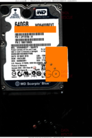 Western Digital Scorpio Blue WD6400BEVT-16A0RT0 WD6400BEVT-16A0RT0 02 MAR 2010 Malaysia  SATA front side