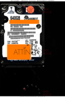 Western Digital Scorpio Blue WD6400BEVT-22A0RT0 WD6400BEVT-22A0RT0 02 MAR 2010 Malaysia  SATA front side