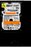 Western Digital Scorpio WD1200BEVS WD1200BEVS-07LAT0 31 AUG 2006 Thailand  SATA front side