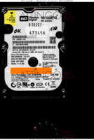 Western Digital Scorpio WD1200BEVS WD1200BEVS-07LAT0 09 NOV 2006 Thailand  SATA front side