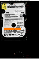 Western Digital Scorpio WD1200BEVS WD1200BEVS-07LAT0 25 NOV 2006 Thailand  SATA front side