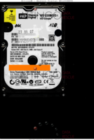 Western Digital Scorpio WD1200BEVS WD1200BEVS-07LAT0 08 NOV 2006 Thailand  SATA front side