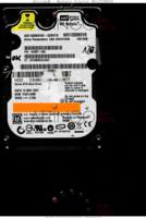 Western Digital Scorpio WD1200BEVS WD1200BEVS-22RST0 12 MAY 2007 Thailand  SATA front side