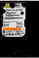 Western Digital Scorpio WD1200BEVS WD1200BEVS-22RST0 03 APR 2007 Thailand  SATA front side