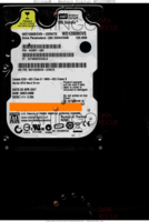 Western Digital Scorpio WD1200BEVS WD1200BEVS-22RST0 03 APR 2007 Thailand  SATA front side