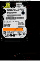 Western Digital Scorpio WD1200BEVS WD1200BEVS-22RST0 05 APR 2007 Thailand  SATA front side