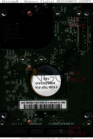 Western Digital Scorpio WD2500BEVS-22UST0 XXXXXX-XXX 04 FEB 2009 n.a.  SATA back side