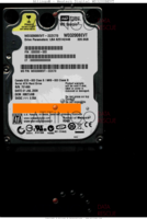 Western Digital Scorpio WD3200BEVT WD3200BEVT-22ZCT0 01 JUL 2008 Malaysia  SATA front side