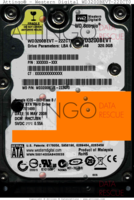 Western Digital Scorpio WD3200BEVT-22ZCT0 XXXXXX-XXX 16 MAY 2008 Malaysia  SATA front side