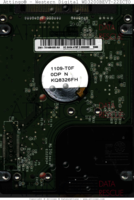 Western Digital Scorpio WD3200BEVT-22ZCTO WD3200BEVT-22ZCT0 12 APR 2008   SATA back side