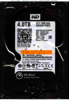 Western Digital WD Black WD4001FAEX-00MJRA0 WD4001FAEX-00MJRA0 30 NOV 2012 Thailand  SATA front side