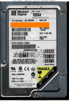 Western Digital WD Caviar 102AA WD102AA-00ANA0 WD102AA-00ANA0 11 DEC 1999 Singapore  PATA front side