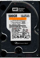 Western Digital WD Caviar Black WD5001AALS-00L3B2 WD5001AALS-00L3B2 30 OCT 2009 Thailand  SATA back side