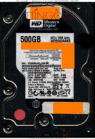 Western Digital WD Caviar Blue WD5000AAKS-00A7B2 WD5000AAKS-00A7B2 19 SEP 2008 Malaysia  SATA front side