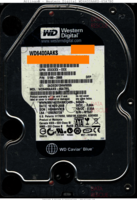 Western Digital WD Caviar Blue WD6400AAKS-65A7B0 5189-2868 10 NOV 2008 Malaysia  SATA front side