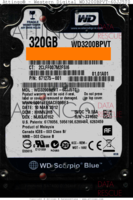 Western Digital WD Scorpio Blue WD3200BPVT-60JJ5T0 671275-001 10 MAR 2012 Malaysia  SATA front side