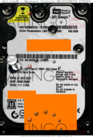 Western Digital WD Scorpio WD1600BEVS-07RST0 WD1600BEVS-07RST0 27 OCT 2007 Thailand  SATA front side