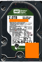 Western Digital WD20EARS WD20EARS-00MVWB0 WD20EARS-00MVWB0 13 SEP 2010   SATA front side