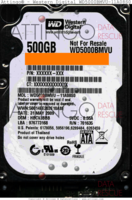 Western Digital WD5000BMVU WD5000BMVU-11A08S0 XXXXXX-XXX 31 MAY 2009 THAILAND  USB front side